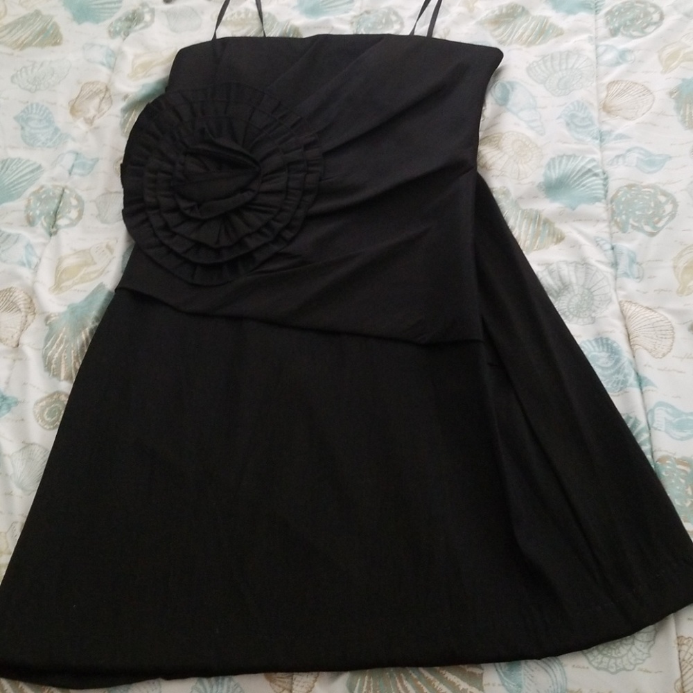 Cute mini junior black dress